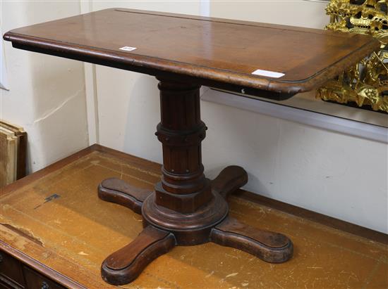 A Victorian teak yacht table